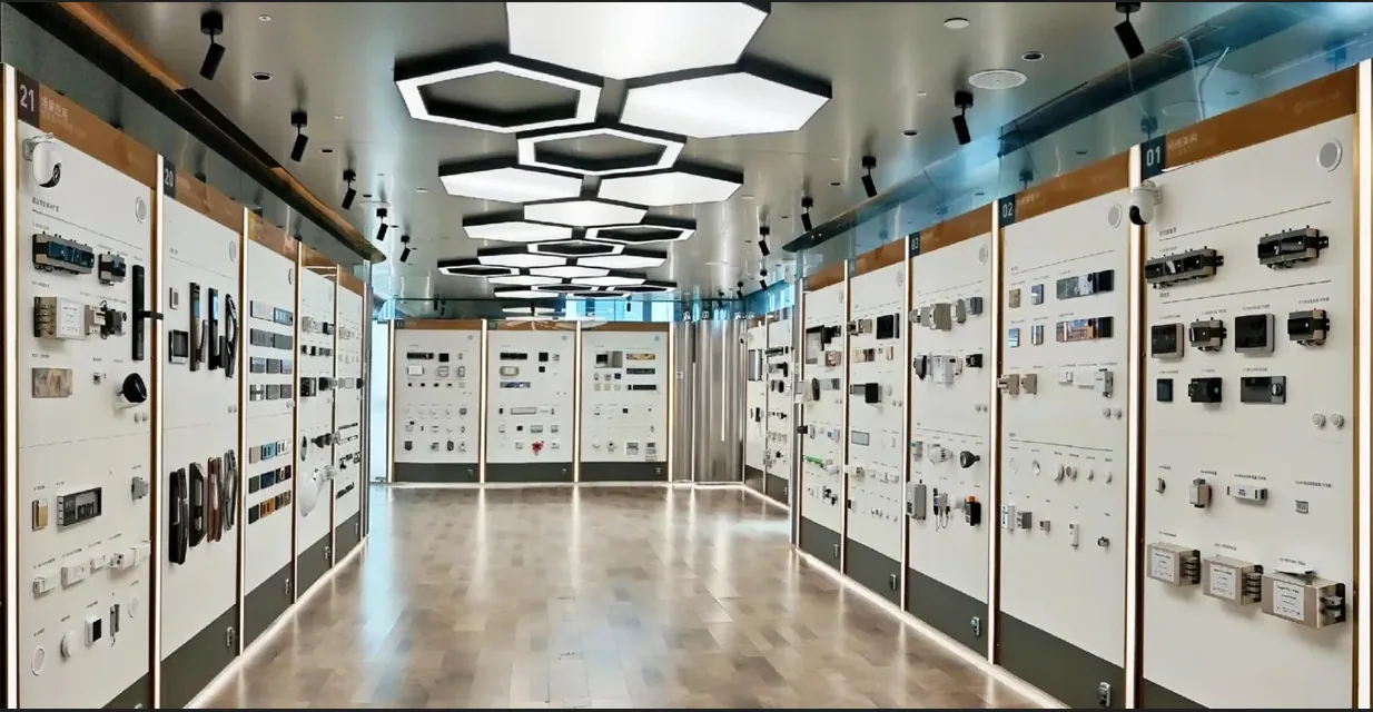 金朋科技产品展厅长廊